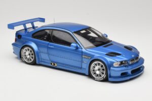 BMW M3 E46 GTR Street Sinine Minichamps 1:18 80430302540 Metall - pilt 6/8