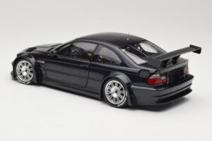 BMW M3 E46 GTR Street Carbon Black Minichamps 1:18 80430152552 Metall - pilt 7/8