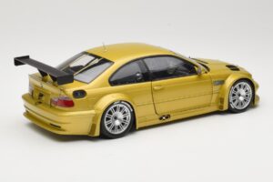BMW M3 E46 GTR Street Phoenix Yellow Minichamps 1:18 80430309444 Metall - pilt 3/8