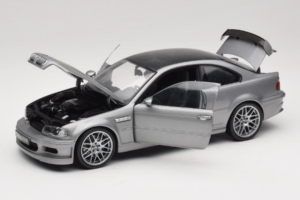 BMW M3 E46 GTR Street Hõbedhall Kyosho 1:18 08507S Metall - pilt 2/8