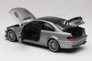 BMW M3 E46 GTR Street Hõbedhall Kyosho 1:18 08507S Metall - pilt 5/8