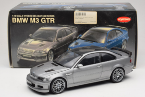 BMW M3 E46 GTR Street Hõbedhall Kyosho 1:18 08507S Metall - pilt 8/8