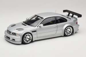 BMW M3 E46 GTR Street Hõbedane Minichamps 1:18 100012100 Metall