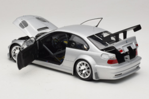 BMW M3 E46 GTR Street Hõbedane Minichamps 1:18 100012100 Metall - pilt 5/8