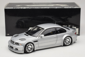 BMW M3 E46 GTR Street Hõbedane Minichamps 1:18 100012100 Metall - pilt 8/8
