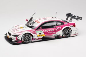 BMW M3 E92 DTM #16 BMW Team RMG A. Priaulx 2013 Minichamps 1:18 100132216 Metall - pilt 2/8