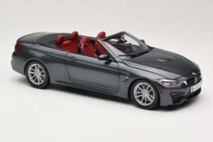 BMW M4 F83 Kabriolett Mineral Grey Paragon 1:18 80432339610 Metall - pilt 6/8