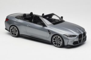 BMW M4 G82 Kabriolett Grey Metallic Minichamps 1:18 155021034 Metall - pilt 4/6