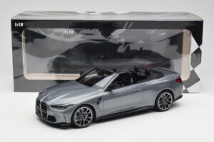 BMW M4 G82 Kabriolett Grey Metallic Minichamps 1:18 155021034 Metall - pilt 6/6