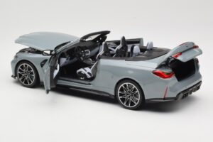 BMW M4 G83 Kabriolett Grey Metallic Minichamps 1:18 110021032 Metall - pilt 5/8