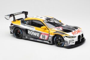 BMW M4 G82 GT3 Rowe Racing #98 ADAC 24 Hours Nürburgring 2022 Minichamps 1:18 113222098 Metall - pilt 6/8