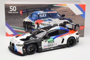 BMW M4 GT3 Ceccato Racing #50 T. Glock DTM Imola 2022 Minichamps 1:18 113222050 Metall - pilt 8/8