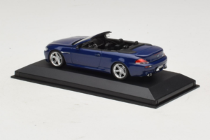 BMW M6 E64 Kabriolett Blue Metallic Minichamps 1:43 BMW017 Metall - pilt 3/4