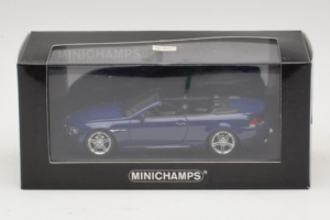 BMW M6 E64 Kabriolett Blue Metallic Minichamps 1:43 BMW017 Metall - pilt 4/4