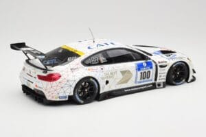 BMW M6 GT3 F13 #100 Schubert Motorsport J. Edwards / J. Klingmann 24h Nurburgring 2016 Minichamps 1:18 155162611 Metall - pilt 2/6