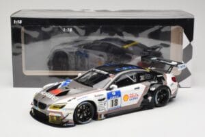 BMW M6 GT3 F13 #18 Schubert Motorsport A. Farfus / J. Krohn 24h Nurburgring 2016 Minichamps 1:18 155162618 Metall - pilt 6/6