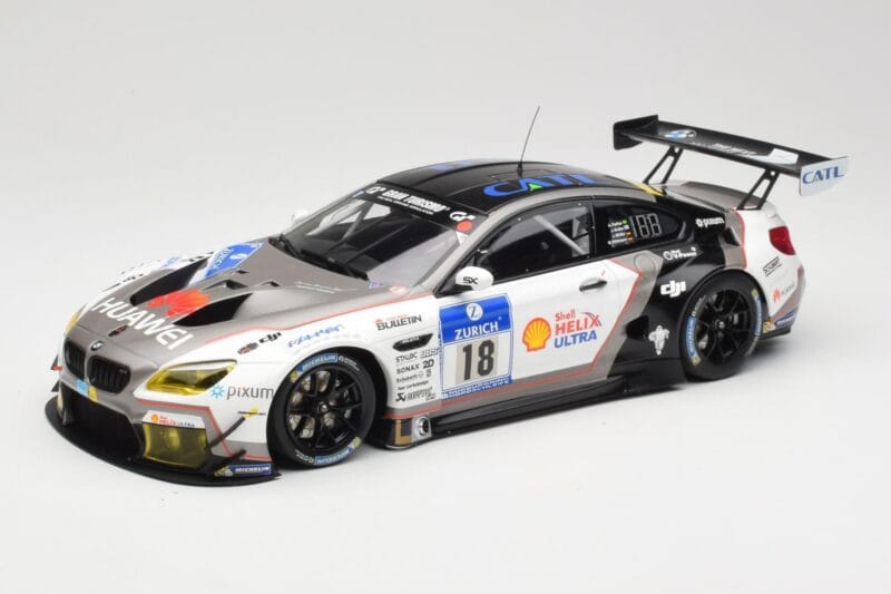 BMW M6 GT3 F13 #18 Schubert Motorsport A. Farfus / J. Krohn 24h Nurburgring 2016 Minichamps 1:18 155162618 Metall