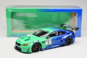 BMW M6 GT3 F13 #3 Falken Motorsports P. Düsseldorf / J. Müller VLN Winner Heat 4 2017 Minichamps 1:18 153172693 Metall - pilt 6/6