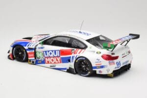 BMW M6 GT3 F13 #96 Turner Motorsport B. Auberlen / R. Foley Class Winner Petit Le Mans 2019 Minichamps 1:18 153192696 Metall - pilt 5/6
