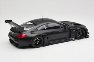 BMW M6 GT3 F13 Plain Body Version Matte Black Minichamps 1:18 155162610 Metall - pilt 2/6