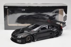 BMW M6 GT3 F13 Plain Body Version Matte Black Minichamps 1:18 155162610 Metall - pilt 6/6