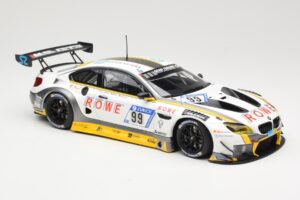 BMW M6 GT3 Rowe Racing #99 M. Basseng / M. Martin 24 Hours Nurburgring 2017 Minichamps 1:18 155172699 Metall - pilt 4/6
