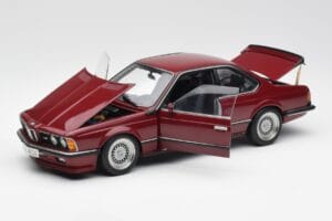 BMW M635 CSi E24 Karmin Punane AUTOart 1:18 70528 Metall - pilt 2/8