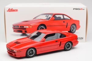 BMW M8 E31 Prototype Punane Schuco 1:18 450020900 Metall - pilt 6/6