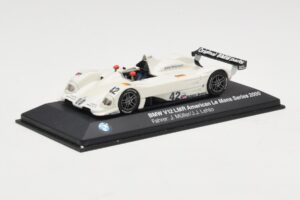BMW V12 LMR LMP1 #42 Beck's T. Kristensen / J. Lehto / J. Müller 24 Hours of Le Mans 1999 Minichamps 1:43 80429418139 Metall - pilt 2/4