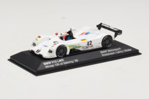 BMW V12 LMR #42 T. Kristensen / J.J. Lehto / J. Muller 24 Hours of Le Mans 1999 Minichamps 1:43 80429418137 Metall - pilt 2/5