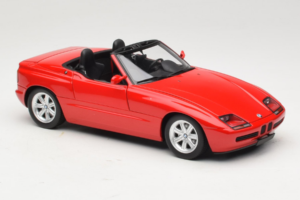 BMW Z1 Punane Minichamps 1:18 180020105 Metall - pilt 4/6