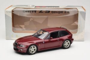 BMW Z3 Coupe 2.8 Red Metallic UT Models 1:18 20423 Metall - pilt 8/8