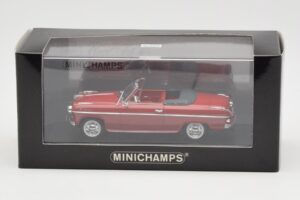 Borgward Isabella Kabriolett Punane Minichamps 1:43 400096060 Metall - pilt 4/4