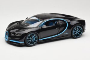 Bugatti Chiron Must & Sinine Bburago 1:18 18-11040BK Metall