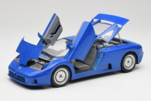 Bugatti EB110 Tumesinine Bburago 1:18 3035-DB Metall - pilt 2/8