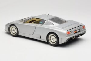 Bugatti EB110 Hõbedane Bburago 1:18 3035-S Metall - pilt 7/8