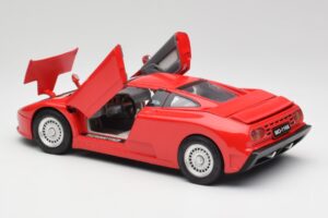 Bugatti EB110 SS Punane Anson 1:18 30303-W-M1 Metall - pilt 5/8