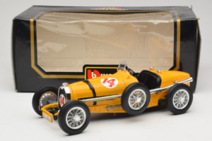 Bugatti Type 59 #14 Grand Prix Oranž Bburago 1:18 3012 Metall - pilt 6/6