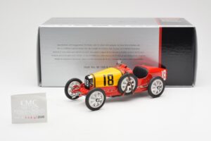 Bugatti T35 National Colors Spain CMC 1:18 M-100-B-016 Metall - pilt 6/6