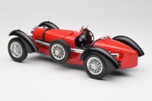 Bugatti Type 55 Punane Bburago 1:18 3009 Metall - pilt 5/6