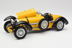 Bugatti Type 59 Kollane Bburago 1:18 3005 Metall - pilt 2/8