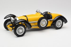 Bugatti Type 59 Kollane Bburago 1:18 3005 Metall