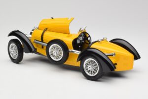 Bugatti Type 59 Kollane Bburago 1:18 3005 Metall - pilt 5/8