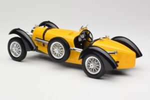 Bugatti Type 59 Kollane Bburago 1:18 3005 Metall - pilt 7/8