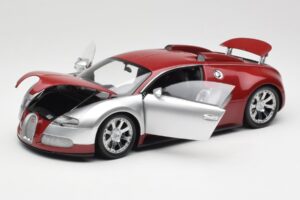 Bugatti Veyron Edition Centenaire Chrome Red Minichamps 1:18 100110851-O Metall - pilt 2/8