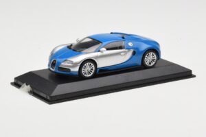 Bugatti Veyron Centenaire Sinine Metallik Hõbedane Minichamps 1:43 400110850 Metall - pilt 2/4