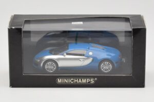 Bugatti Veyron Centenaire Sinine Metallik Hõbedane Minichamps 1:43 400110850 Metall - pilt 4/4