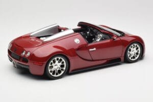 Bugatti Veyron Grand Sport Punane Minichamps 1:18 100110832 Metall - pilt 4/9