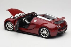 Bugatti Veyron Grand Sport Punane Minichamps 1:18 100110832 Metall - pilt 6/9