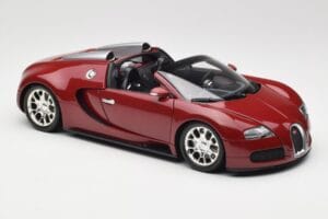 Bugatti Veyron Grand Sport Punane Minichamps 1:18 100110832 Metall - pilt 7/9